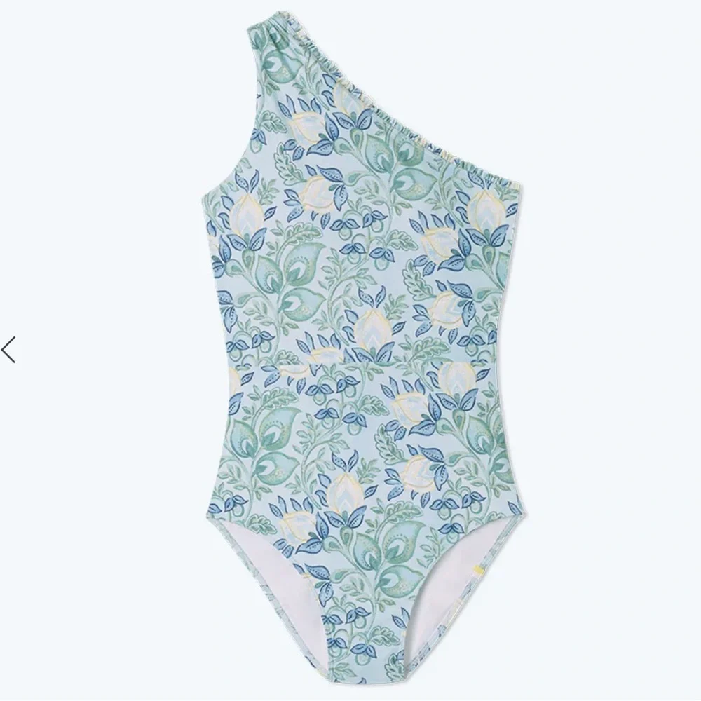 Summersalt Mini-Ruffle Ruched Swimsuit/Headband/Scrunchie/Bag Set - Picture 4 of 16